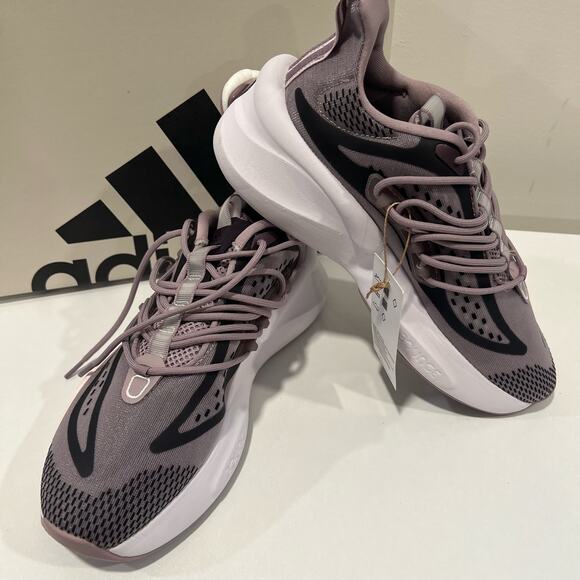 NIB Adidas Lifestyle Alphaboost Running Shoe Purple Size 8.5 - Picture 9 of 9